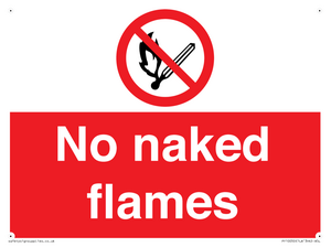 No naked flames